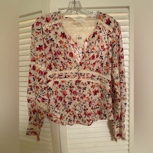 Anthropologie size 6 floral shirt